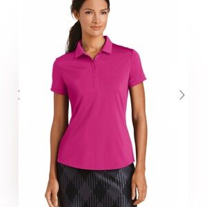Nike Golf Women's Bright Pink Button Down Shirt, M